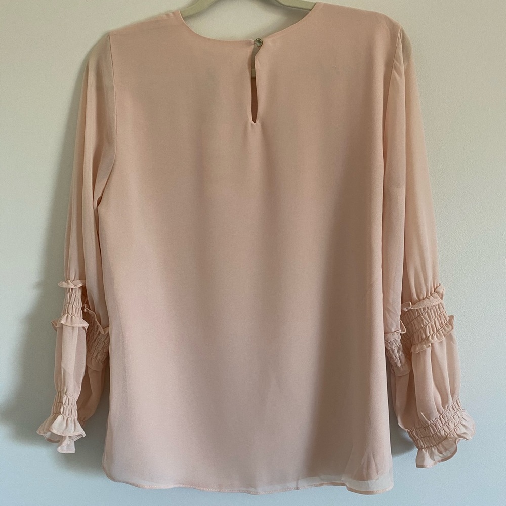 Calvin Klein Ruffle Sleeve Blouse - Picture 6 of 6